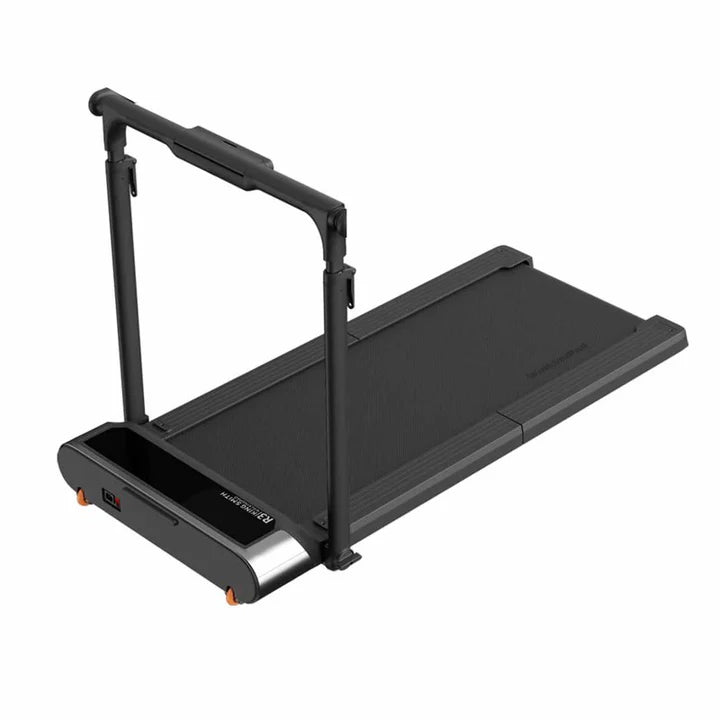 King Smith R3 Hybrid Walking Pad Foldable Treadmill with Max Speed 12 km/h, 1HP Brushless Motor - Black