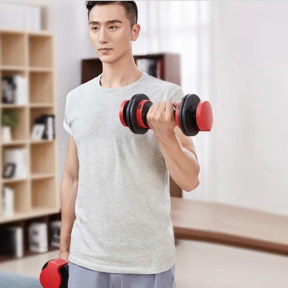 Kingsmith DB15A Adjustable Dumbbell, Compact Weight Set, Black