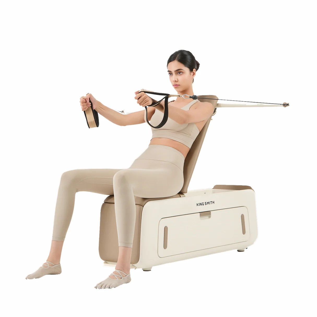 Kingsmith Bundle Multifunctional fitness bench B2+Havit HAKII MIXV Size M - Trendy Monogram Brown