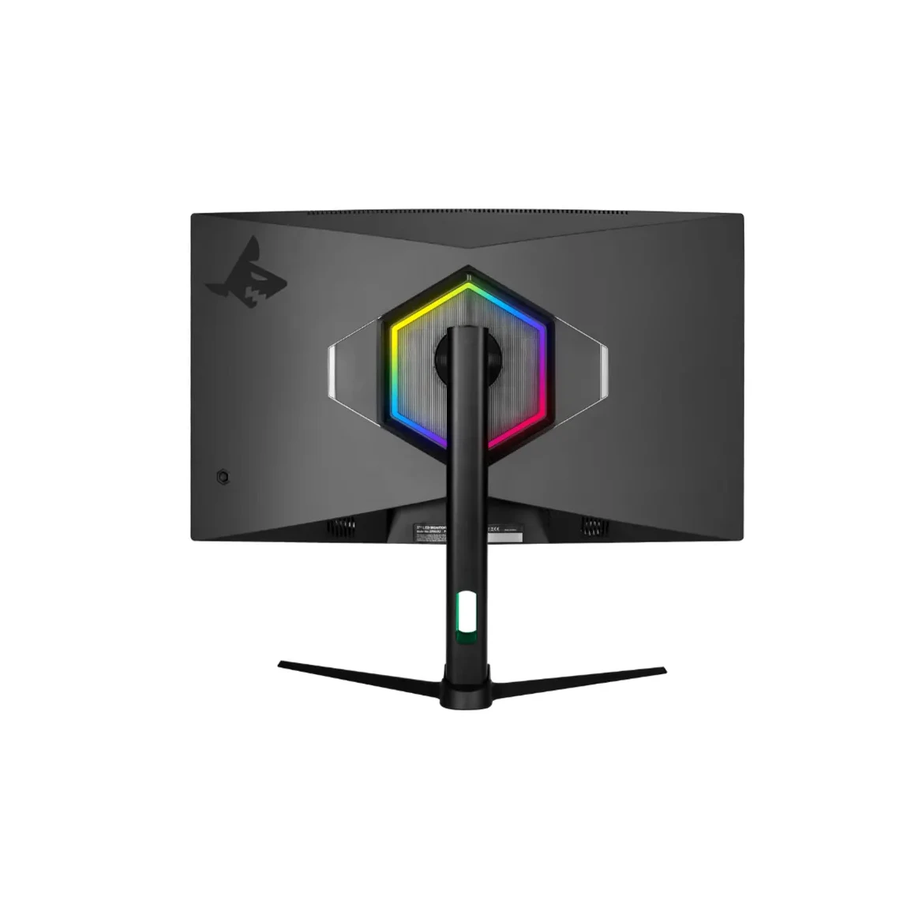 SHARX Gaming Monitor 27", OD 300Hz Refresh Rate, 0.3ms (MPRT) Response Time, Curved VA, FHD, 2.1HDMI, Adjustable Stand, RGB Backlight, 3W Speaker, Free Sync, G-Sync Compatible.