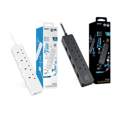 XPower PST4 58mm 7 OUTPUT Type-C PD 3.0 4 Sockets White-4895246612911