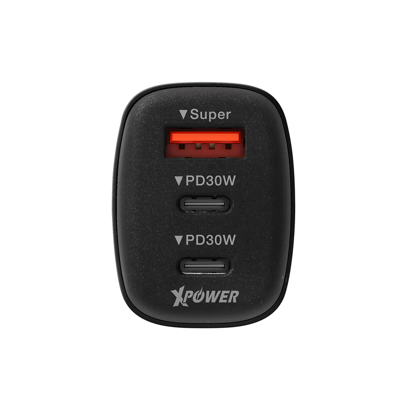 XPower CC3B 82.5W 3 Port 3 in 1 PD 3.0 Car Charger - Black