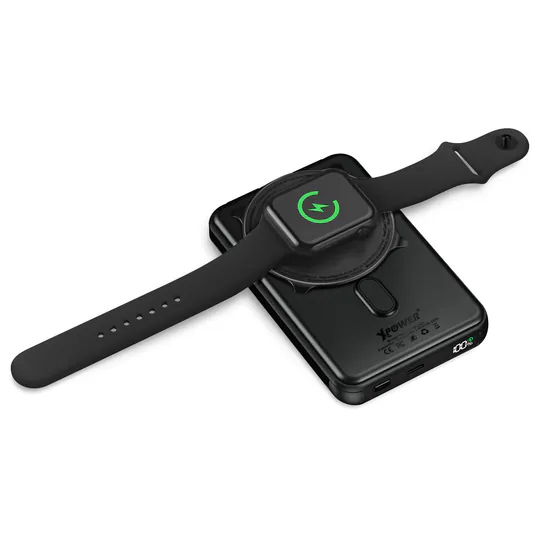 Xpower M10C+ 6 In 1 10000mAh 20W PD3.0+Magnetic Wireless Power Bank - Black