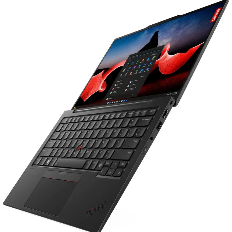 Lenovo ThinkPad X1 Carbon Gen 13 Aura Edition, AI PC/ Intel Core Ultra 7 255U 12C/14.0" WUXGA/32GB DDR5 RAM/1TB M.2 NVMe SSD/Integrated Intel Graphics/Windows 11 Pro/ English-Arabic /Black/3YW
