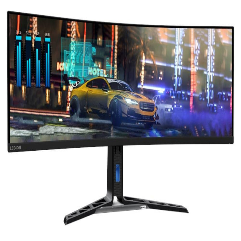 Lenovo Legion R45w-30 - 44.5" Dual QHD Curved / 1ms / Up to 170Hz / USB / HDMI 2.1 / LAN / Speaker / Eyesafe / Black - Gaming Monitor
