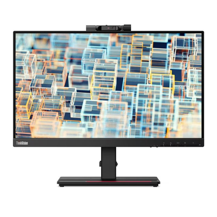 Lenovo ThinkVision T22v-20 - 21.5" FHD / 6ms / FHD 1080p + IR camera / D-Sub / HDMI 1.4 / DisplayPort 1.2 / USB 3.2 Gen 1 - Monitor