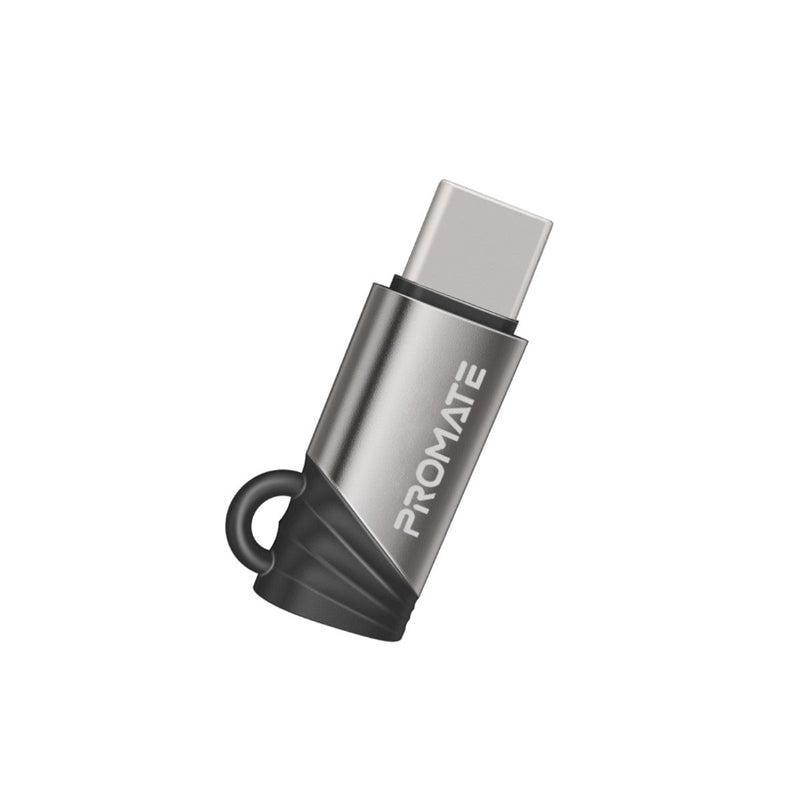 Promate Ultra-Fast Charging Lightning to USB-C Adapter,GREY