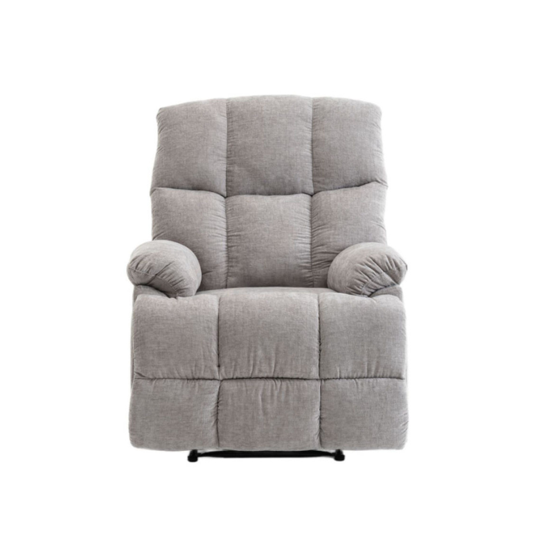 Lounge Recliner Sofa – Premium Chenille Fabric Comfort Design (88×94×103 cm) – Light Grey