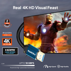 Mowsil HDMI 4K 60Hz 2.0 Cable 5Mtr