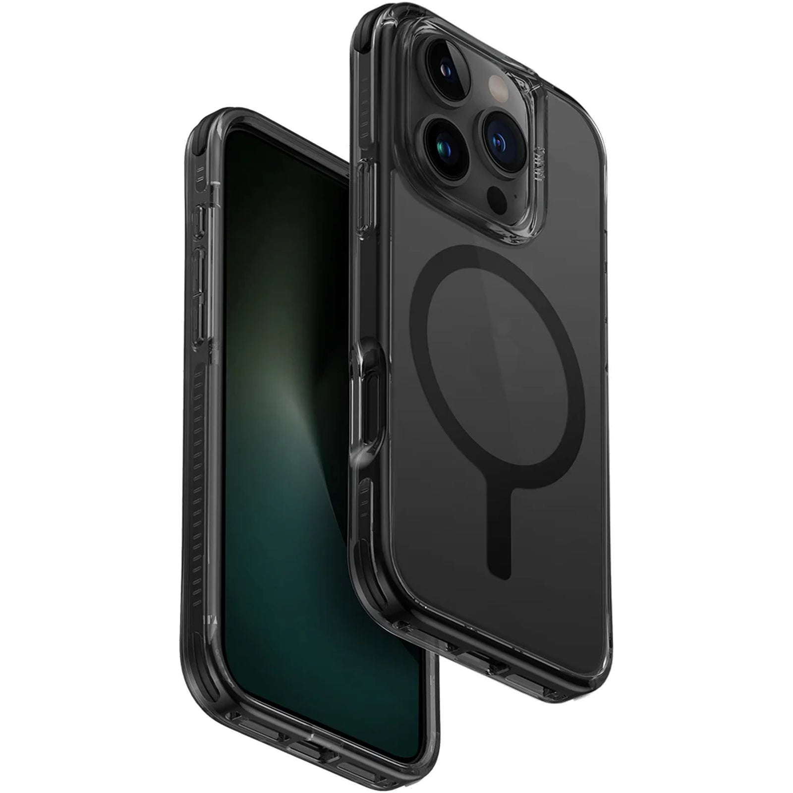 UNIQ HYBRID IPHONE 16 PRO (2024) 6.3 MAGCLICK CHARGING COMBAT - CARBON (BLACK)