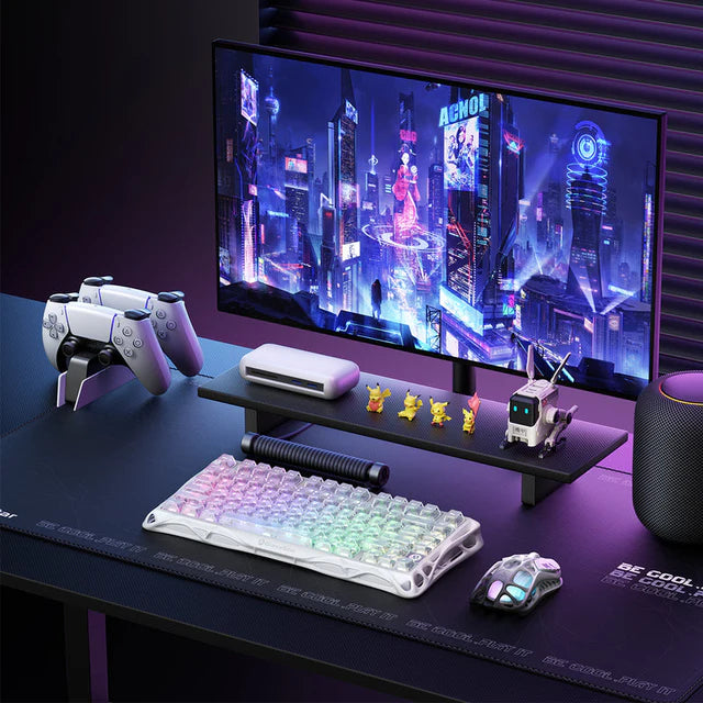 GravaStar Mercury K1 Lite 75% Wireless Mechanical Gaming Keyboard - Crystal Aurora