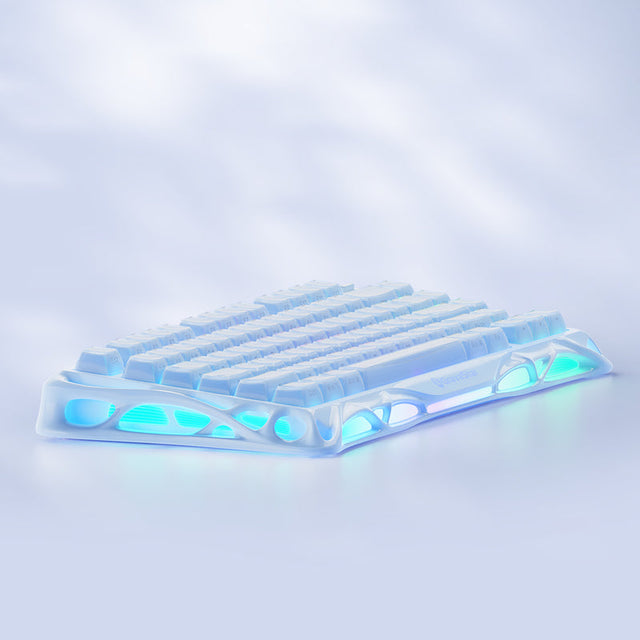GravaStar Mercury K1 75% Wireless Mechanical Gaming Keyboard_Special Edition - Ice Blue