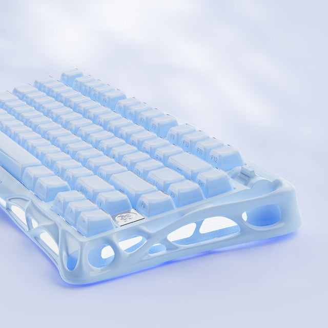 GravaStar Mercury K1 75% Wireless Mechanical Gaming Keyboard_Special Edition - Ice Blue
