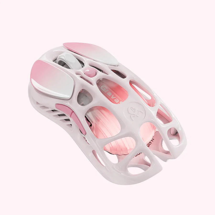 GravaStar Mercury M1 Pro Wireless Gaming Mouse - Sakura Pink