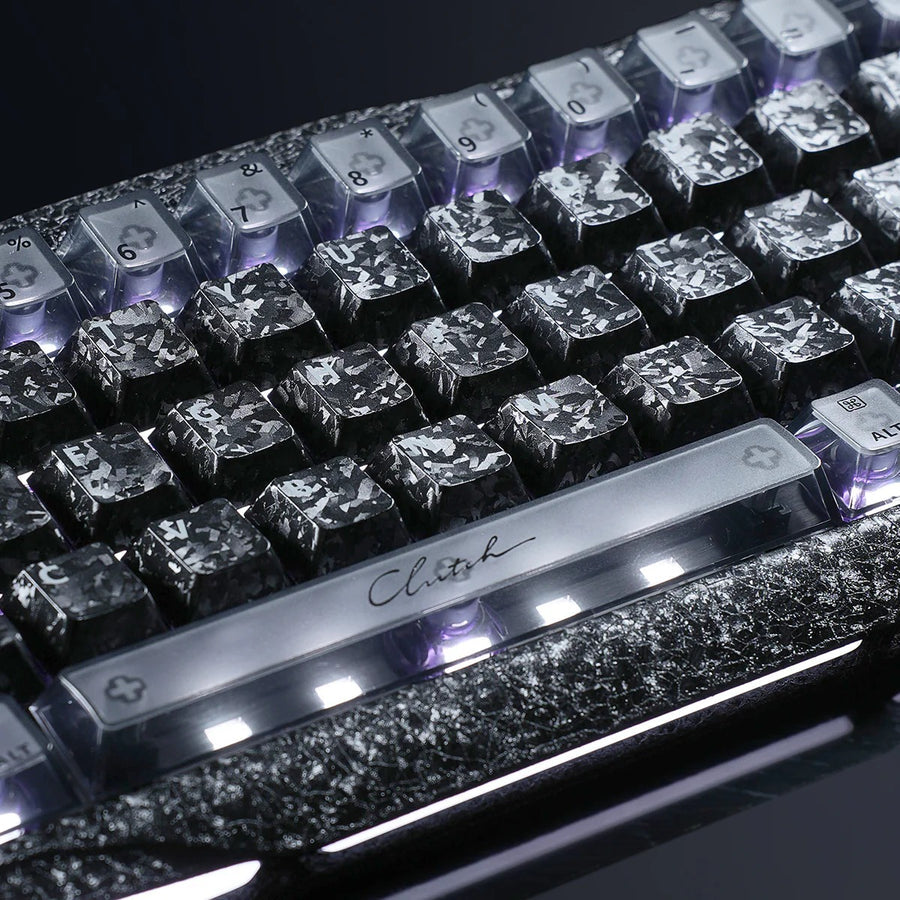 GravaStar Mercury V60 Pro 60% Hall Effect Magnetic Switch Gaming Keyboard Special Edition - Cyber Frost Black