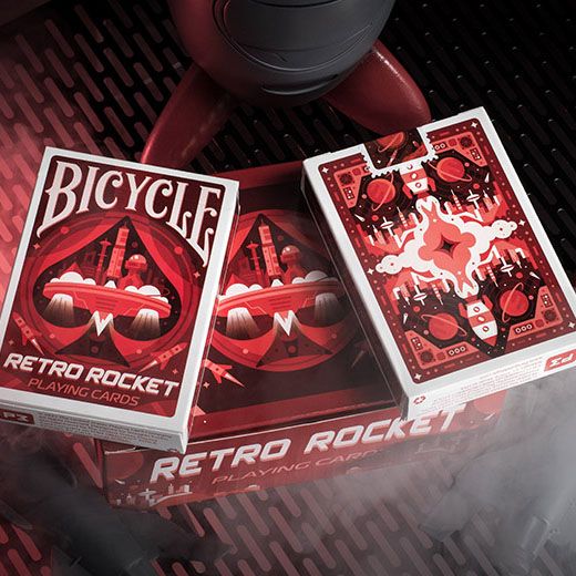 Bicycle Retro Rocket Playing Cards