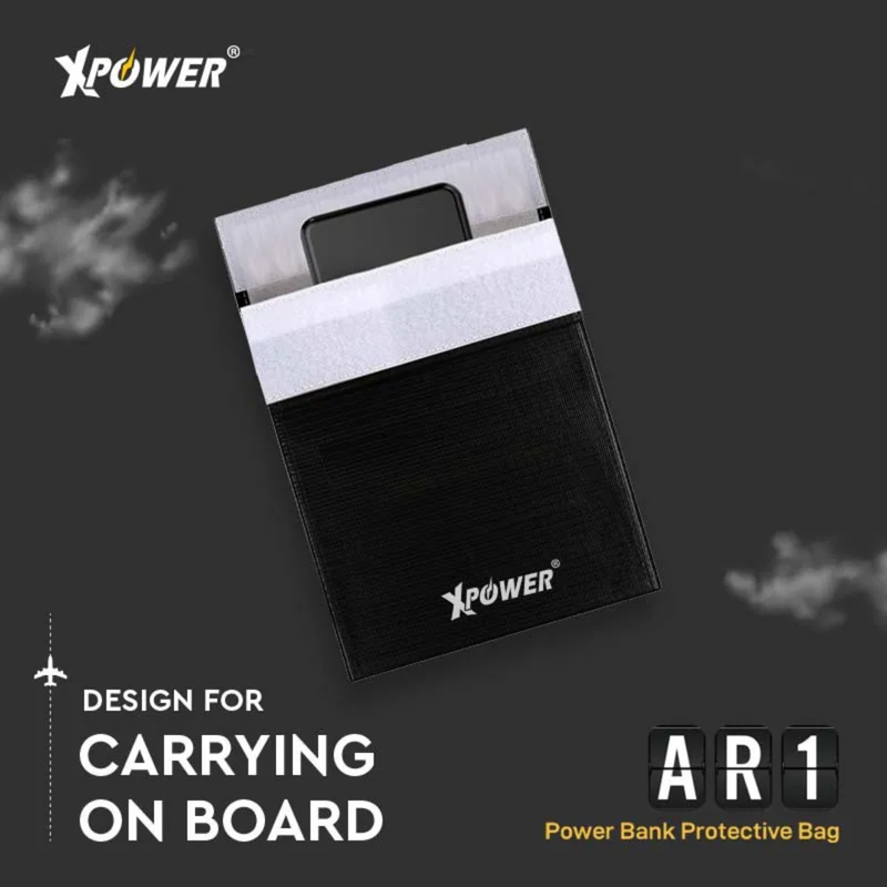XPower AR1 Power Bank Protective Bag (Square) Black-4895246612997