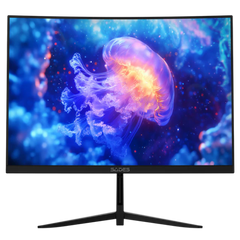 Sades NC-Pelagia SC-CJ04F24B, 24" FHD 1920x1080, 200Hz, 0.5ms, HDMI 2.1, VA, Curved Gaming Monitor - Black