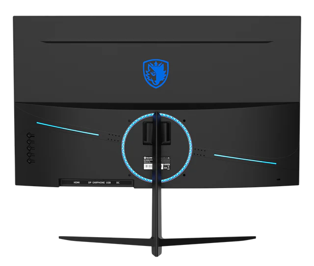 Sades NC-Pelagia SC-CJ04F24B, 24" FHD 1920x1080, 200Hz, 0.5ms, HDMI 2.1, VA, Curved Gaming Monitor - Black