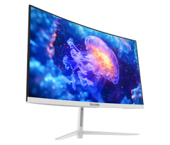 Sades NC-Pelagia SC-CJ04F24W, 24" FHD 1920x1080, 200Hz, 0.5ms, HDMI 2.1, VA, Curved Gaming Monitor - White