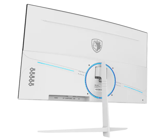 Sades NC-Pelagia SC-CJ04F24W, 24" FHD 1920x1080, 200Hz, 0.5ms, HDMI 2.1, VA, Curved Gaming Monitor - White