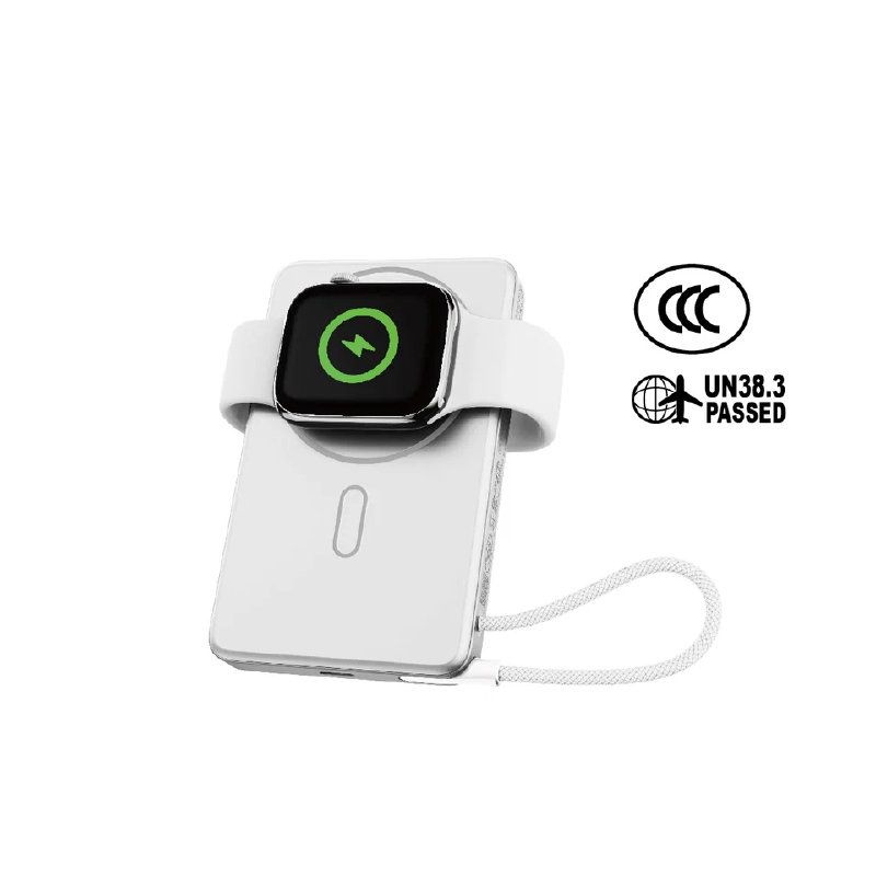 10000mAh 45W Power Bank with Type-C Cable & Stand CCC Safety XPower MagNetoPlus Aluminium Alloy   - Silver