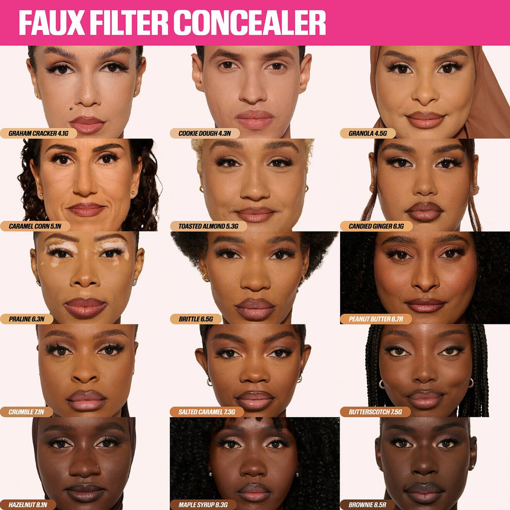 Huda Beauty FauxFilter Luminous Matte Liquid Concealer - 9ml - Praline 6.3