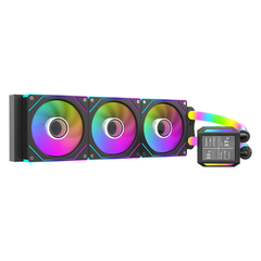 [SHARX] SHARX PROFIN, 360mm, Liquid Cooler Digital Screen, RGB TUBE - Black, P360LRT-B
