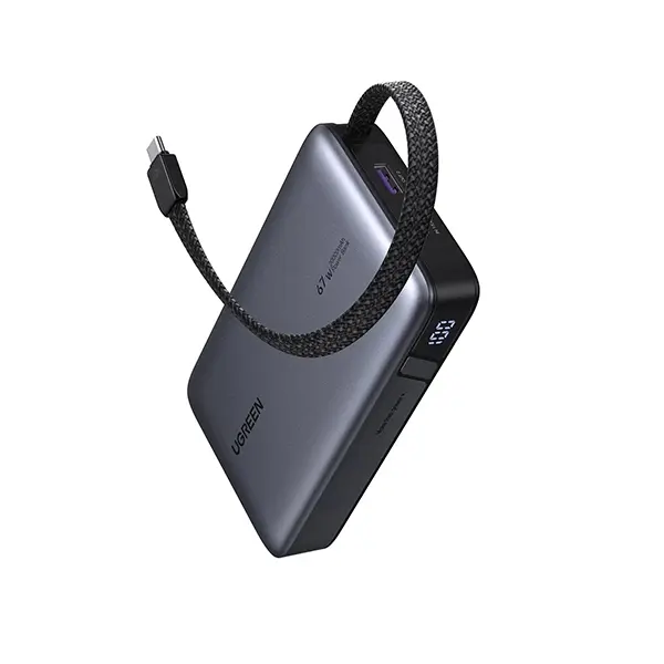 UGREEN Nexode Power Bank 20000mAh 67W with Built-in USB-C Cable