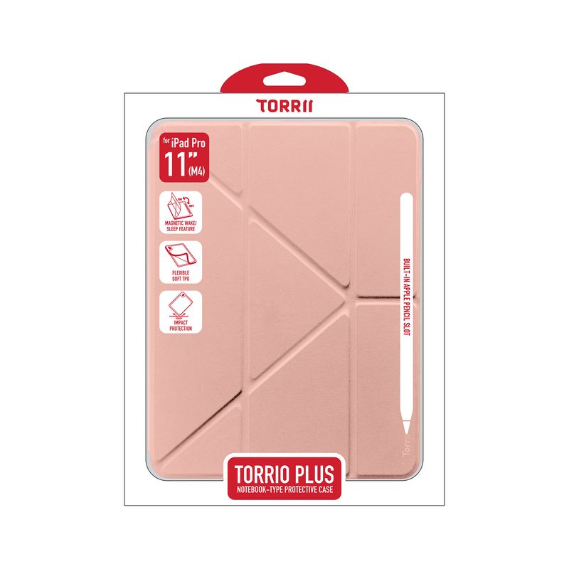 Torrii TORRIO PLUS for iPad Pro 11-in. (M4) – Pink-4897078509216