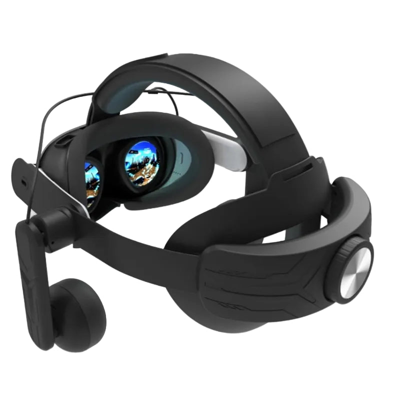 حامل رأس قابل للتعديل من Gamax مع سماعات أذن لجهاز Meta Quest 3 (c3) - أسود