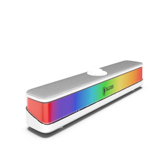 Sades Posevolt SA-SP01-W compact Desktop Soundbar with 6 RGB Modes - White