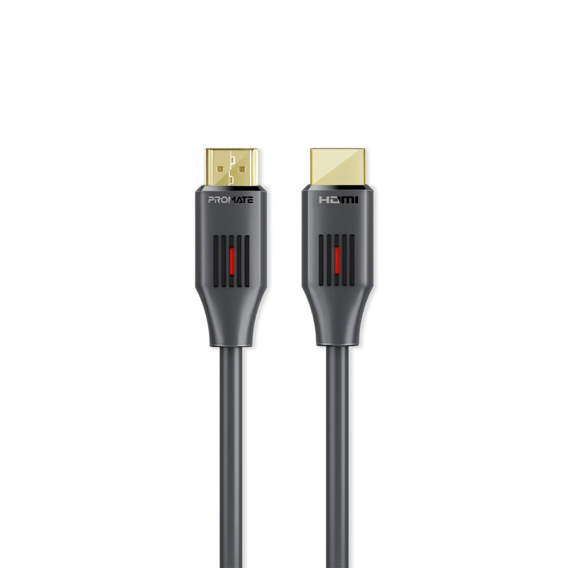 Promate Ultra-High Definition 4K@60Hz HDMI Audio Video Cable ,4K Ultra HD, High-Speed Ethernet,Black