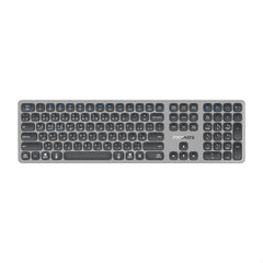 Promate Full-Size Triple-Mode Slim Wireless Keyboard w/ Scissor Keys, & Multi-Device Connectivity
