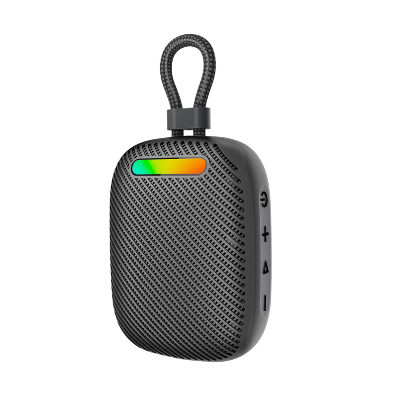Promate CrystalSound™ 7W High-Definition Wireless Speaker,7W High Definition Sound ,Black