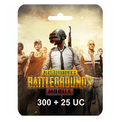 Pubg E-Card PUBG Game Point - (300 + Free 25 UC) - 5