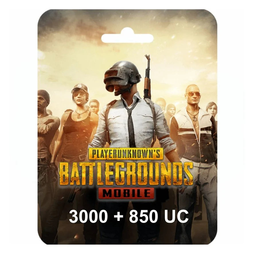Pubg E-Card PUBG Game Point - (3000 + Free 850 UC) - 50
