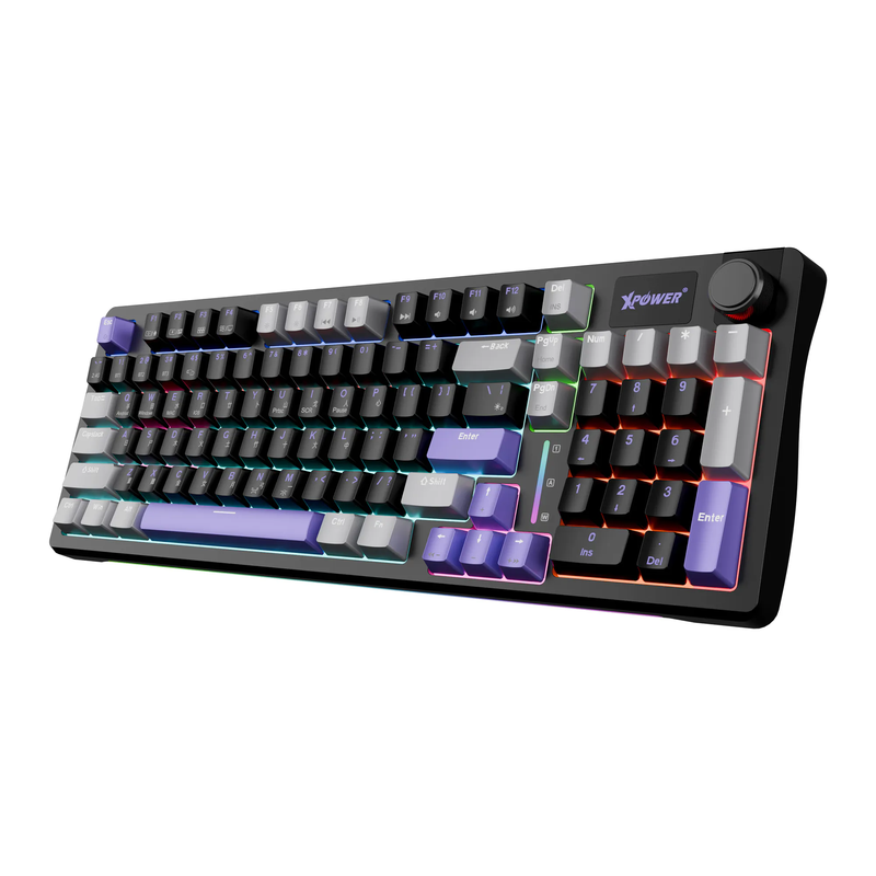 XPower Palles Tri-Mode Hot Swap Axis Mechanical Keyboard