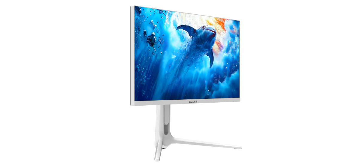 Sades RS-Dolphin SA-F01U27, 27" Dual mode: UHD (4K) 3840x2160 160Hz / FHD 320Hz, 0.5ms, HDMI 2.1, IPS Flat Gaming Monitor - White