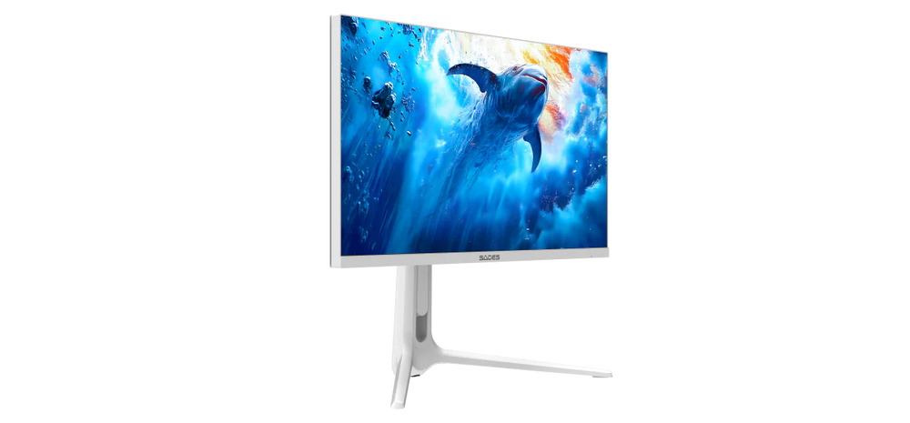 Sades RS-Dolphin SA-F01U27, 27" Dual mode: UHD (4K) 3840x2160 160Hz / FHD 320Hz, 0.5ms, HDMI 2.1, IPS Flat Gaming Monitor - White
