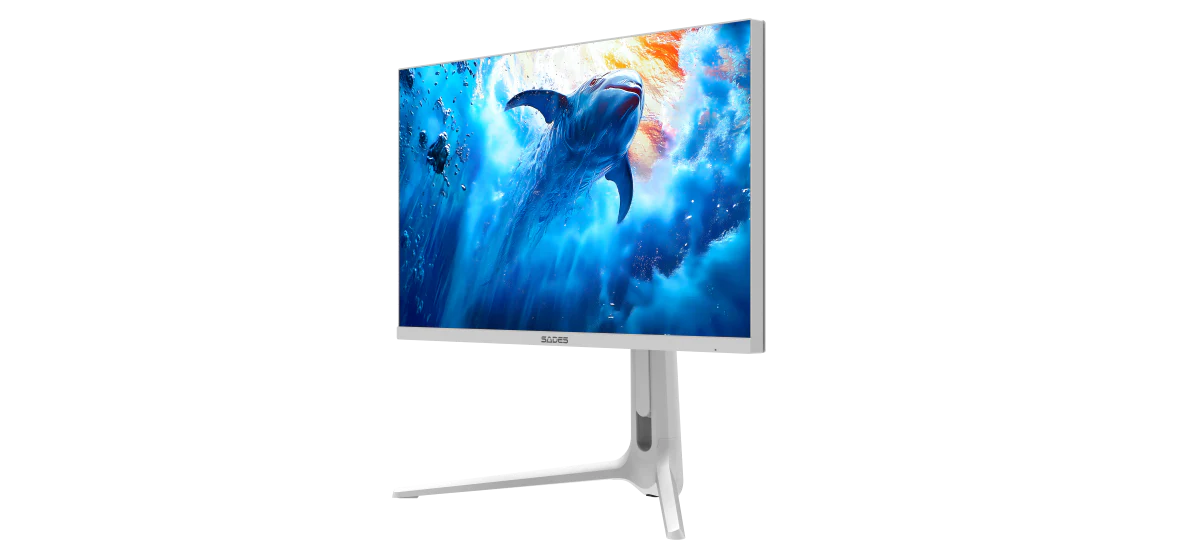 Sades RS-Dolphin SA-F01U27, 27" Dual mode: UHD (4K) 3840x2160 160Hz / FHD 320Hz, 0.5ms, HDMI 2.1, IPS Flat Gaming Monitor - White