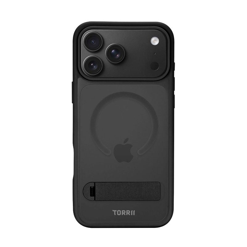 غطاء Torrii TORERO (غطاء مع حامل + متوافق مع MagSafe) لهاتف iPhone 18 Pro Max (6.9 بوصة) – أسود