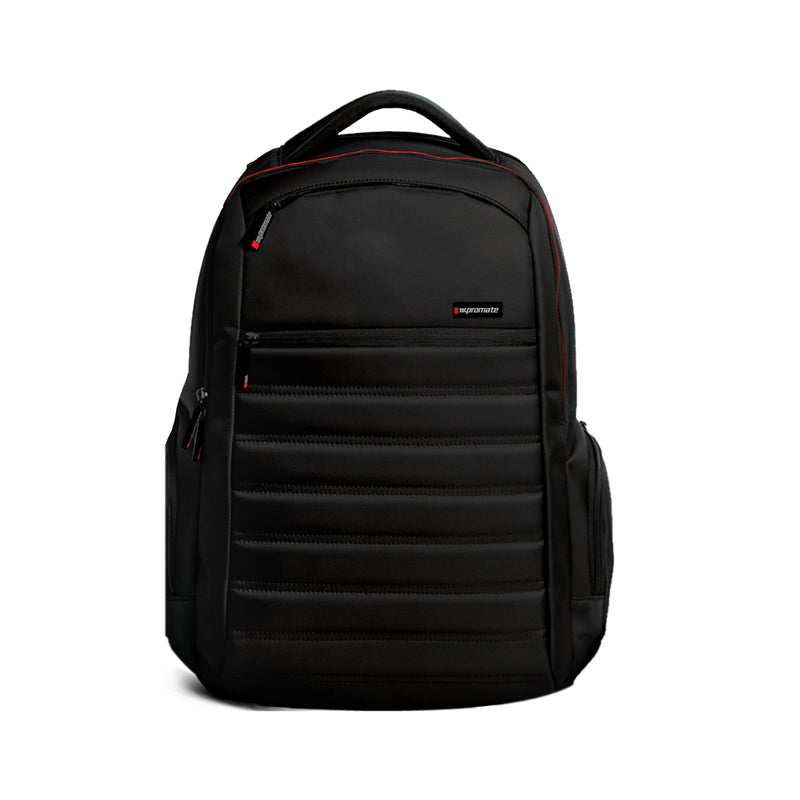 Promate - Rebel-BP Laptop Backpack with Spacious Design for 15inch Laptop ,Black