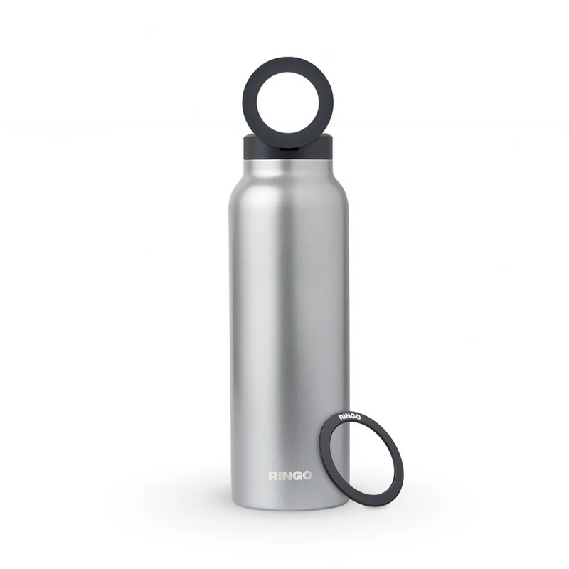 RINGO WATER BOTTLE  32 OZ  SCREW LID / BOOSTER RING, STAINLESS