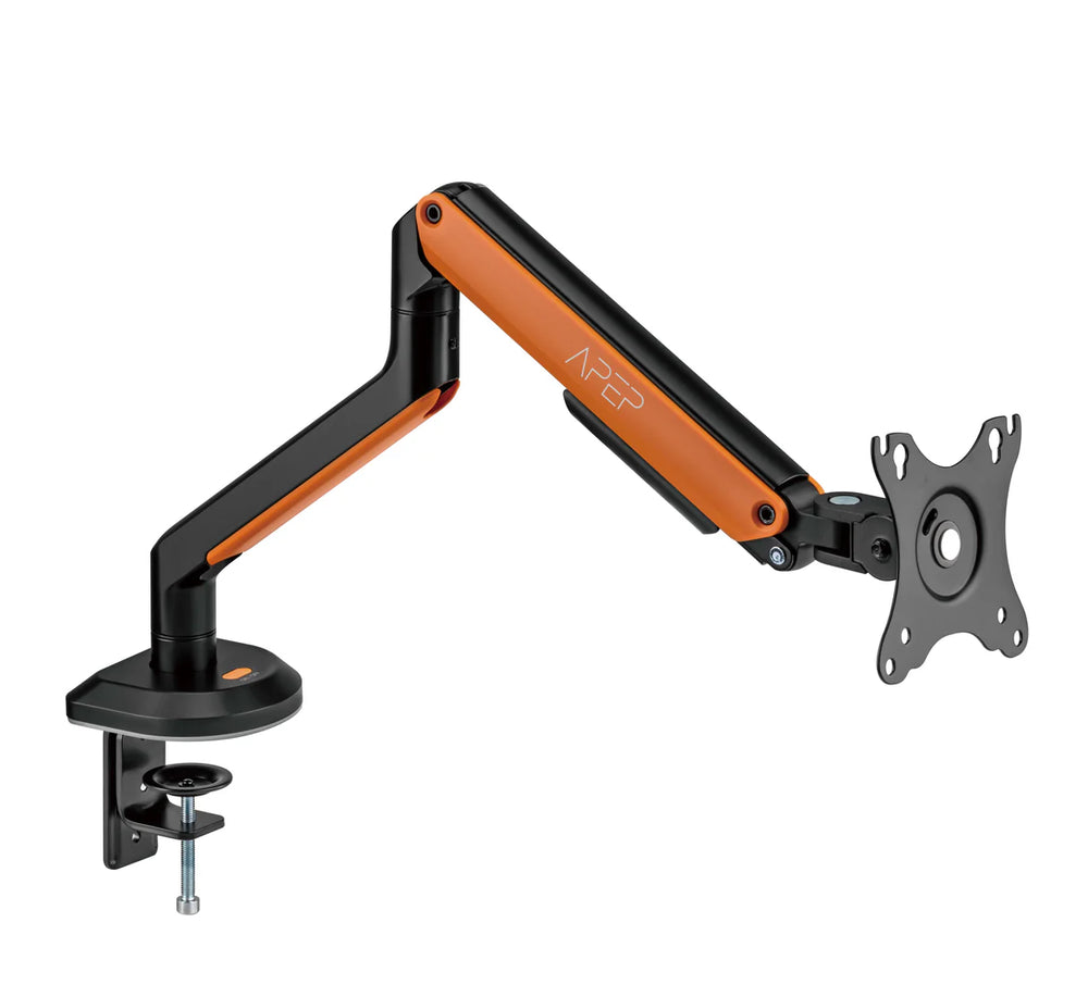 Sades Apep SA-MA02 Single Monitor Mount Arm (Max size 32"/9KG Per ARM)- Orange