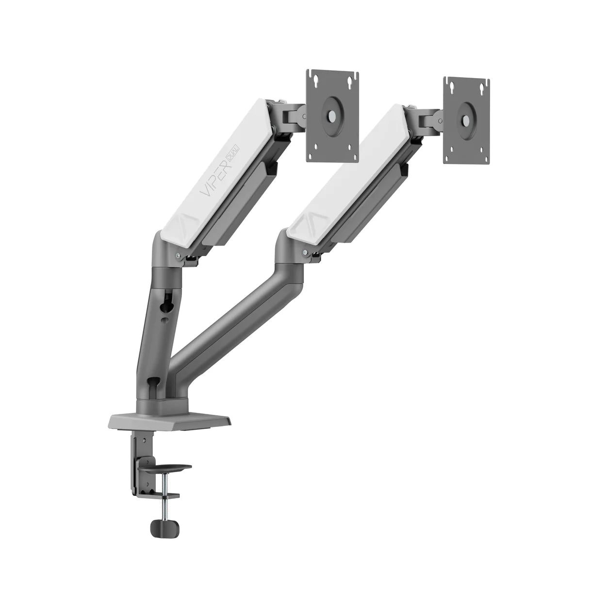 Sades Viper SA-MS01 Dual Monitor Mount Arm (Max size 32"/9KG Per ARM) - White
