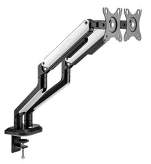 Sades Apep SA-MS02 RGB Dual Monitor Mount Arm (Max Screen size 32"/9KG Per ARM) - White