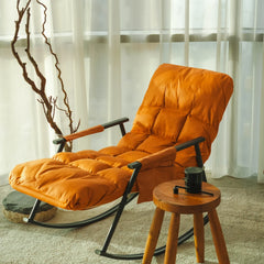 SOMA Recliner Rocking Chair – Modern Ergonomic Reclining & Rocking Design – Premium Fabric – Camel