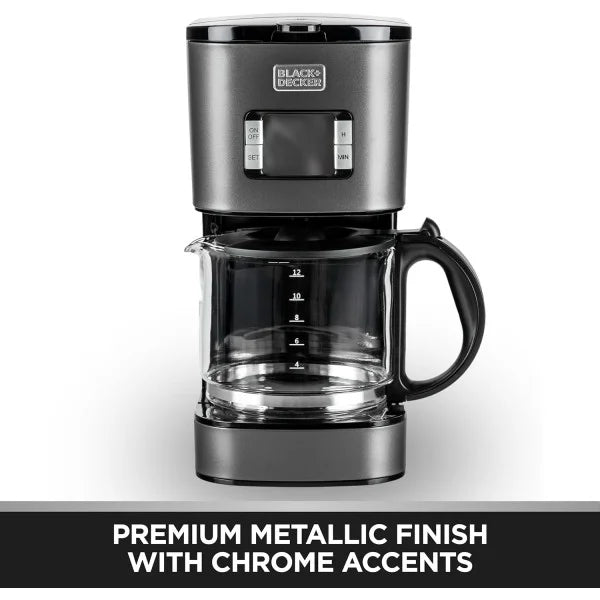 Premium Coffee Machine, 12 Cubs 1.5L