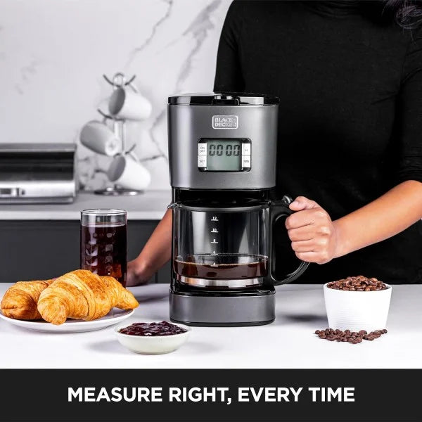 Premium Coffee Machine, 12 Cubs 1.5L